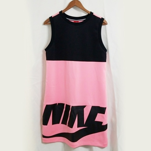 Nike Dresses & Skirts - Nike Irreverent athletic dress pink and black sz S